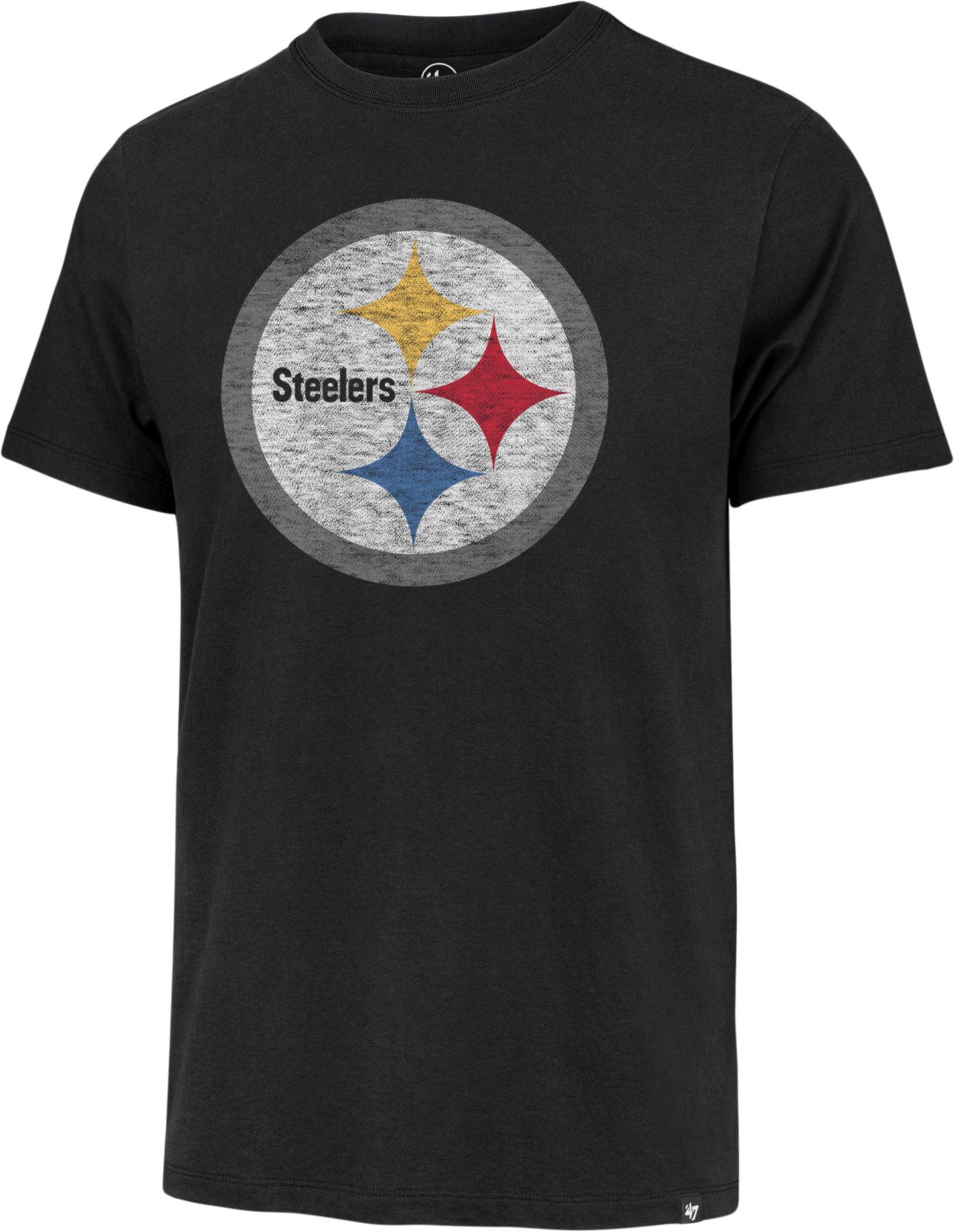 '47 Men's Pittsburgh Steelers Franklin Premier Black T-Shirt product image