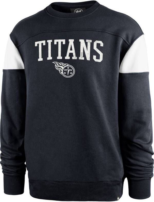 '47 Men's Tennessee Titans Groundbreak Blue Crew Sweatshirt product image