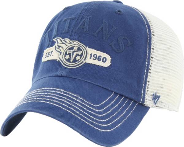 47 Men's Tennessee Titans Riverbank Blue Clean Up Adjustable Hat