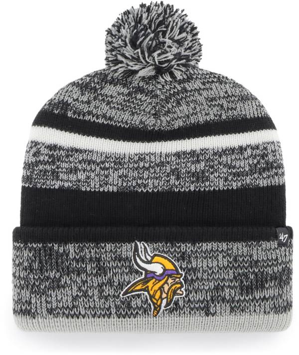 47 Men's Minnesota Vikings Northward Black Cuffed Beanie