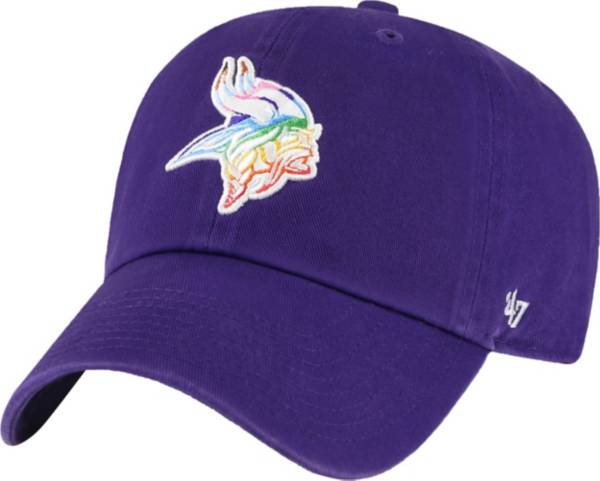 '47 Men's Minnesota Vikings Pride Purple Clean Up Adjustable Hat product image