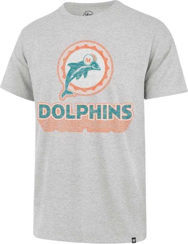 Grey miami dolphins outlet t shirt