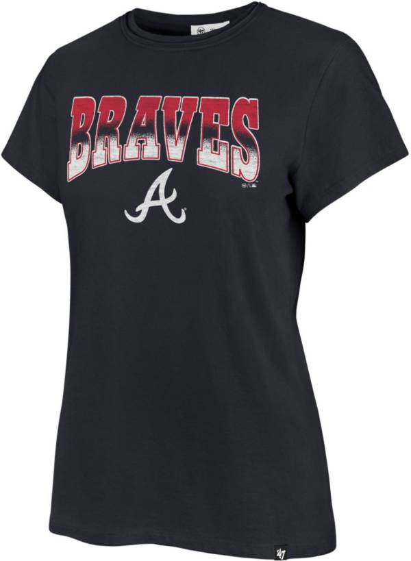 '47 Women's Atlanta Braves Navy Undertone Franklin T-Shirt product image