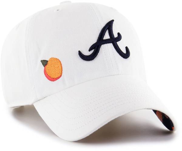 '47 Brand Women's Atlanta Braves White Confetti Icon Clean Up Adjustable Hat product image