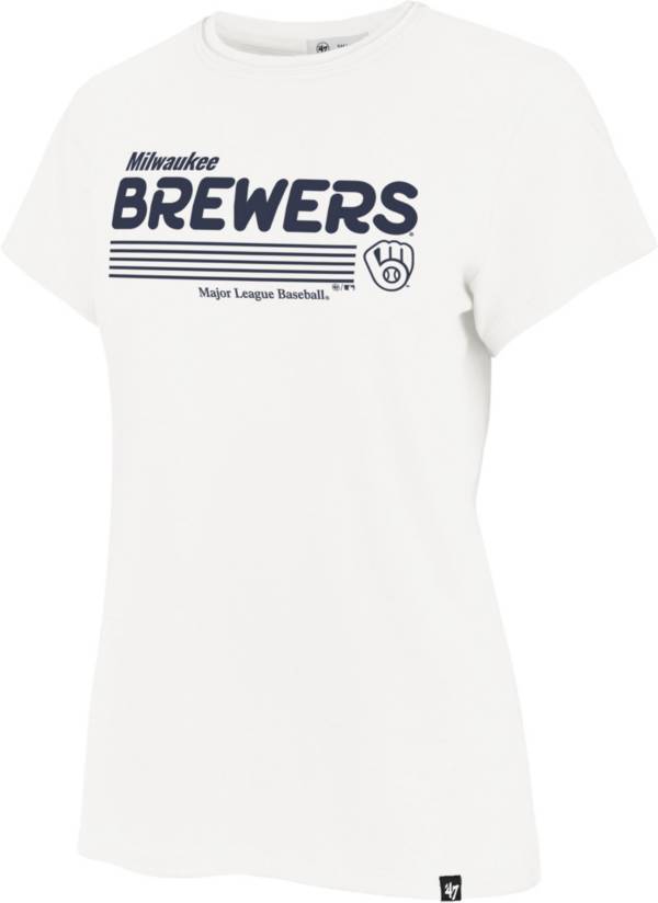 Nike Men's Milwaukee Brewers Christian Yelich #22 Navy T-Shirt