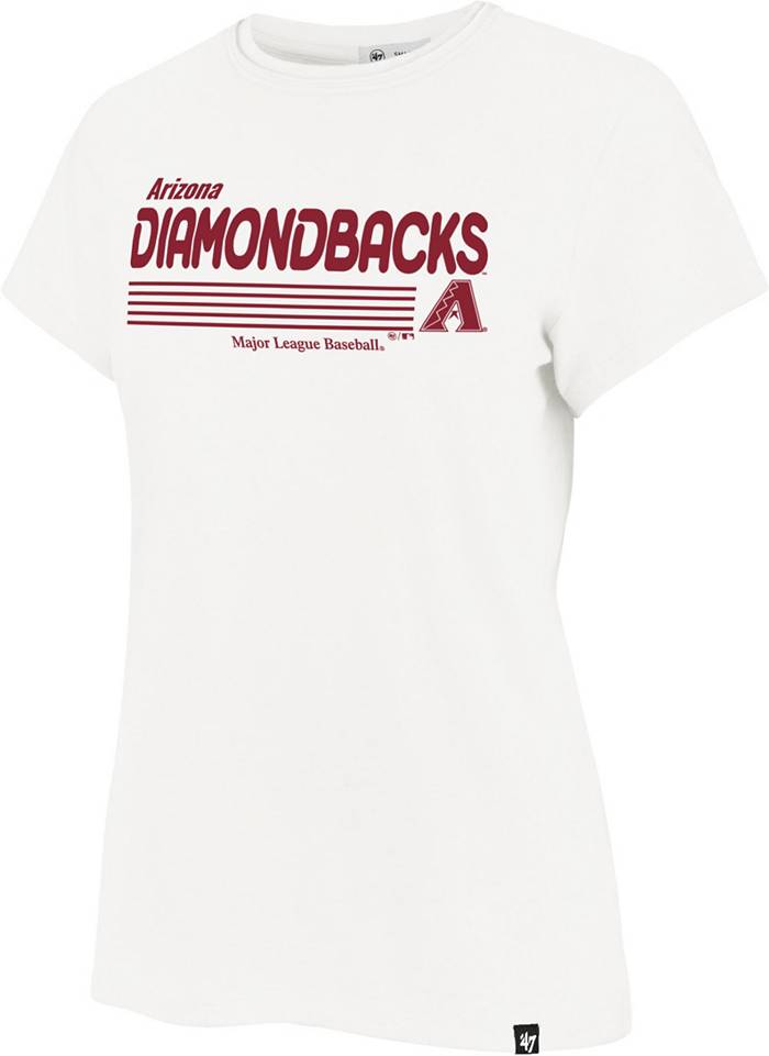 47 Women's Arizona Diamondbacks White Harmonize Franklin T-Shirt