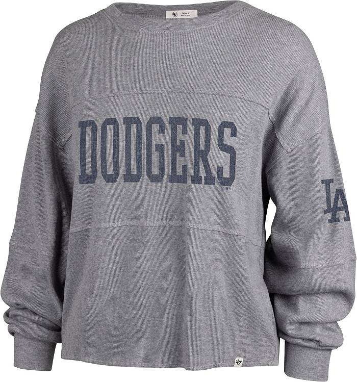 47 Women's Los Angeles Dodgers Gray Loud Jada Long Sleeve Shirt