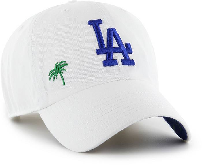 47 Brand Women's Los Angeles Dodgers White Confetti Icon Clean Up  Adjustable Hat