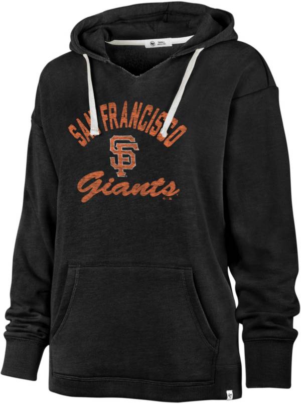 47 Brand Women's San Francisco Giants Black Wordmark Crop Top