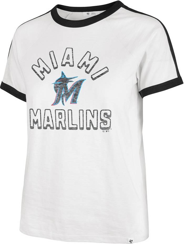 Off-white Blue/black Mlb Miami Marlins Crewneck T-shirt
