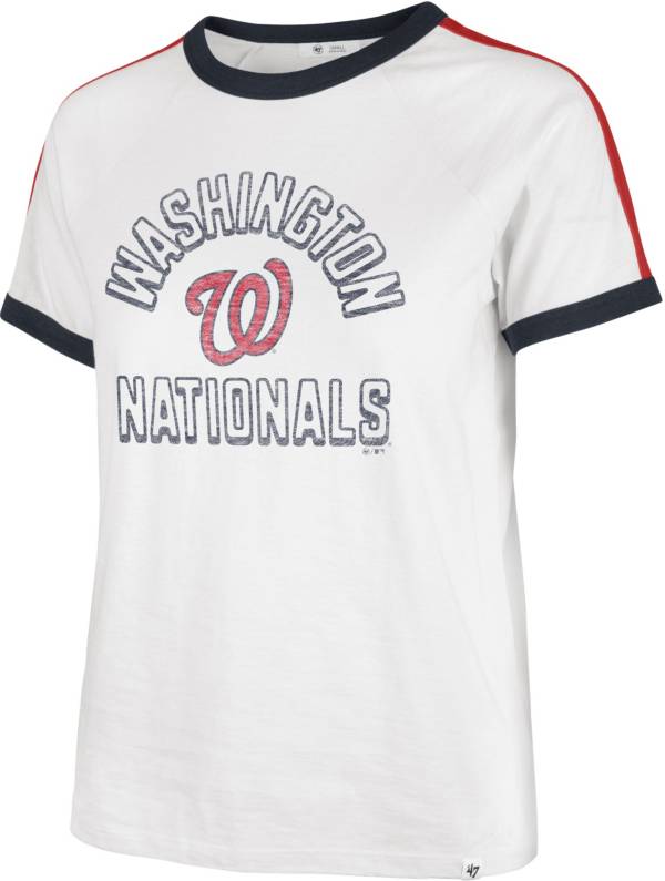 '47 Women's Washington Nationals White Sweet Heat T-Shirt product image