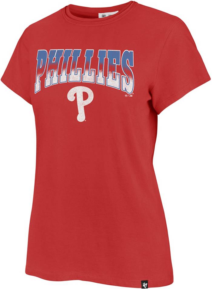47 Women's Philadelphia Phillies Red Undertone Franklin T-Shirt