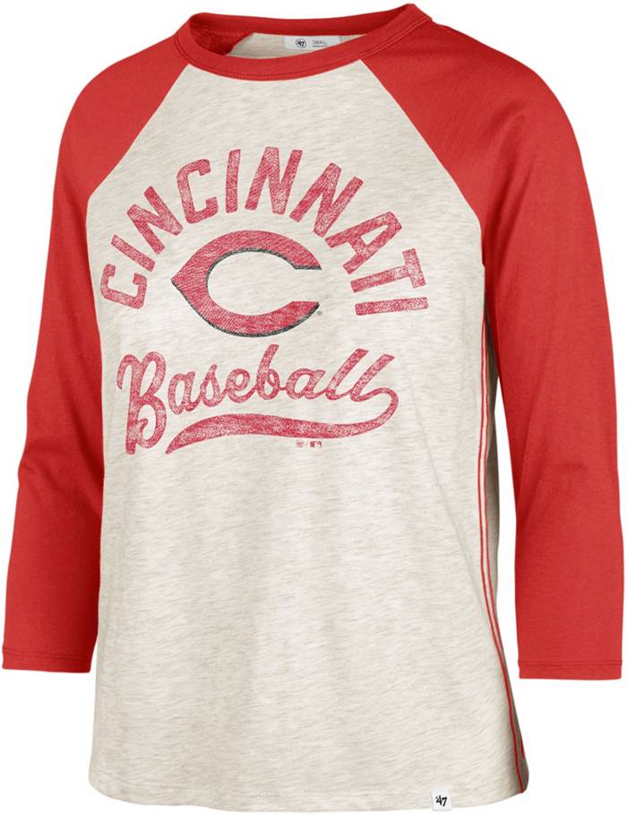 Cincinnati Bearcats Womens Red Cropped Retro Jersey LS Tee
