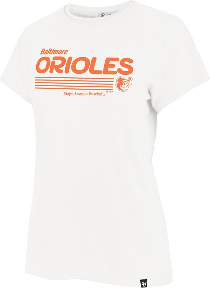 47 Women's Baltimore Orioles White Harmonize Franklin T-Shirt