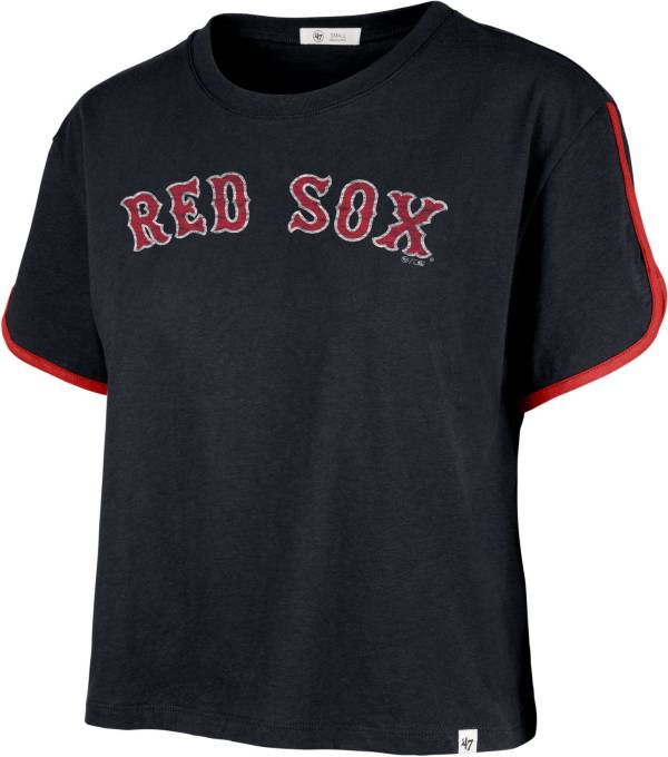 Red sox store crop top