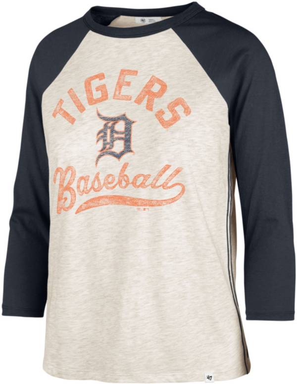 Women's Detroit Tigers Refried Apparel Navy Cropped T-Shirt