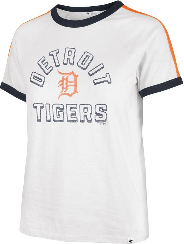 Detroit Tigers Cooperstown Official Logo Navy T-Shirt