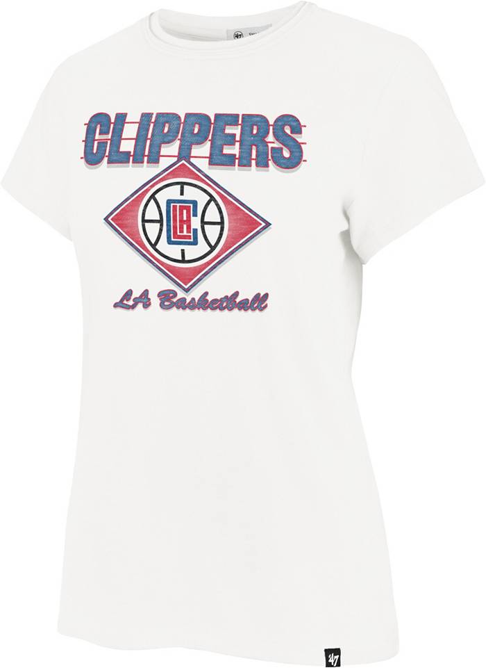 47 Women's Los Angeles Clippers White We Have Heart Frankie T-Shirt, Small