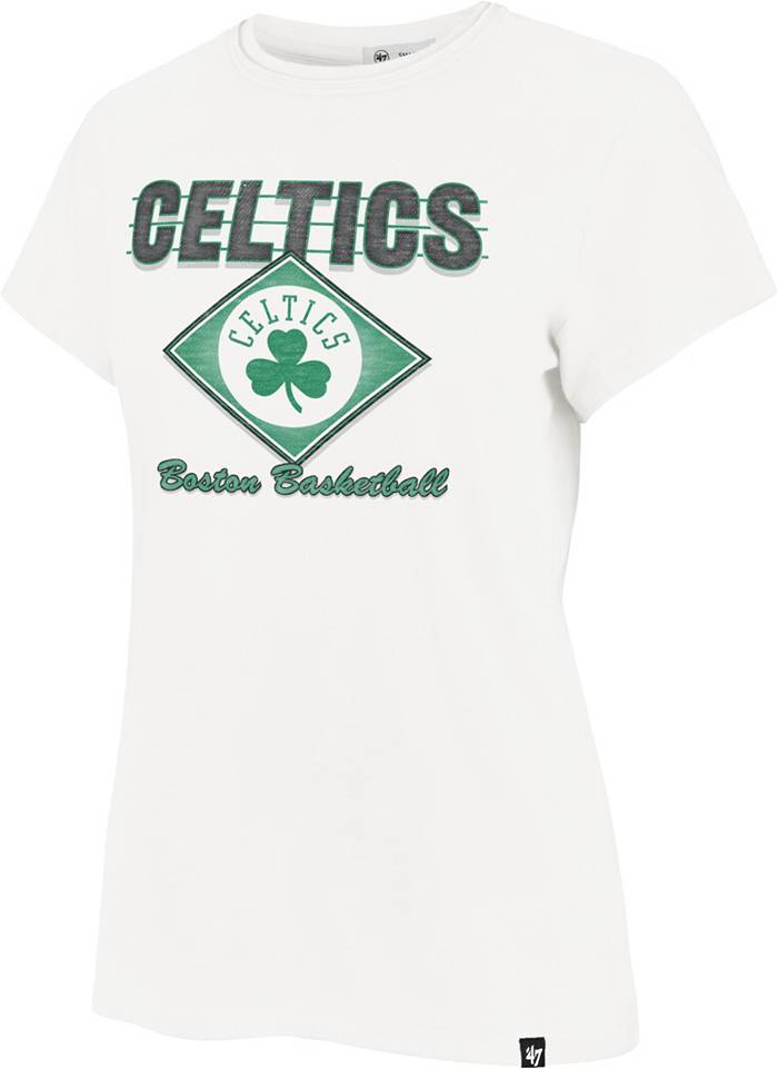47 Women's Boston Celtics White We Have Heart Frankie T-Shirt