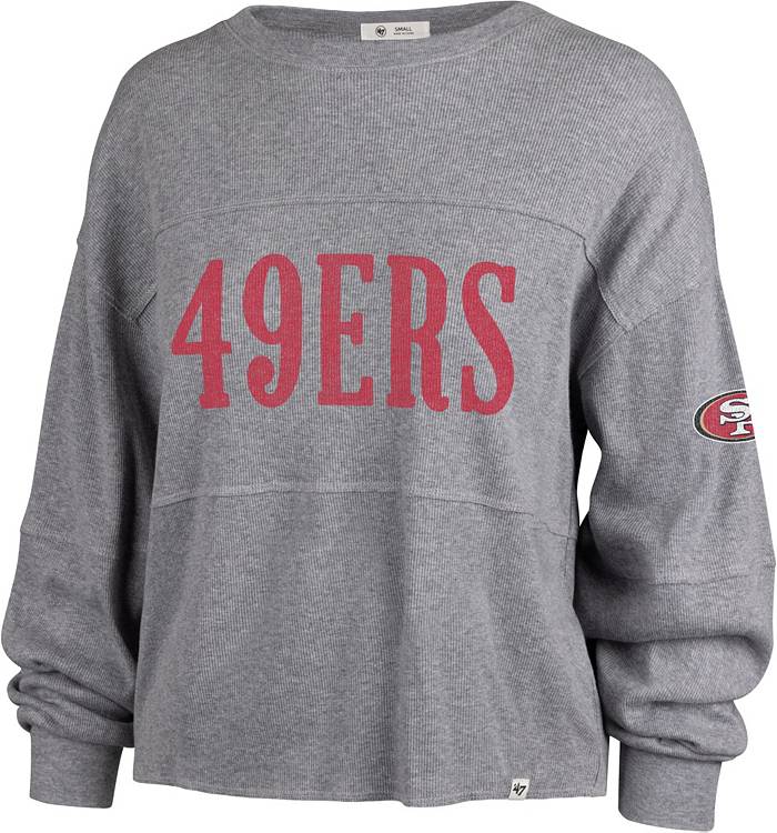 47 Women's San Francisco 49ers Jada Grey Long Sleeve T-Shirt