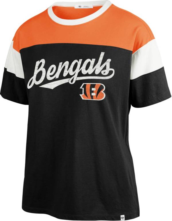 47 Women's Cincinnati Bengals Breezy Black T-Shirt