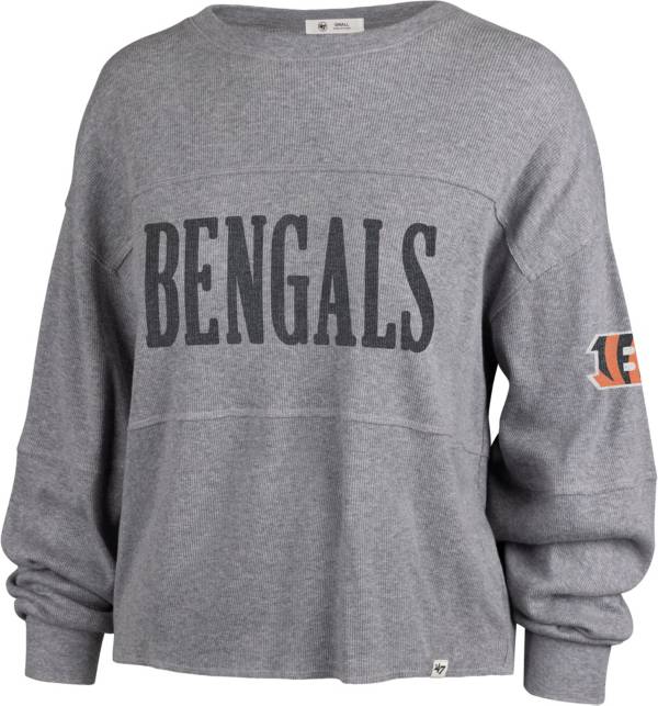 47 Women's Cincinnati Bengals Jada Grey Long Sleeve T-Shirt