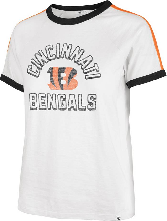 '47 Women's Cincinnati Bengals Sweet Heat Peyton White T-Shirt