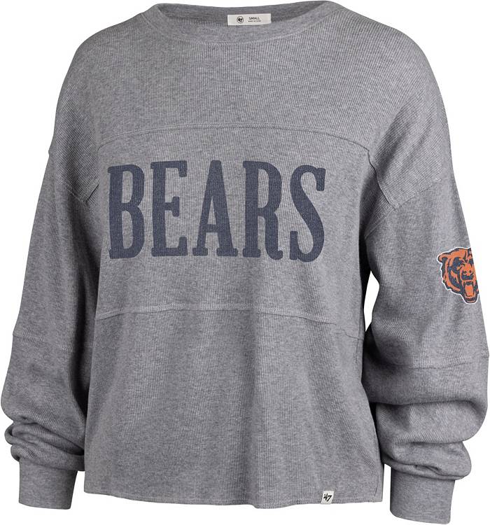47 Women's Chicago Bears Jada Grey Long Sleeve T-Shirt