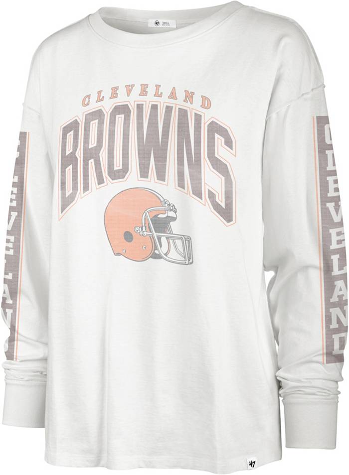 white cleveland browns t shirt