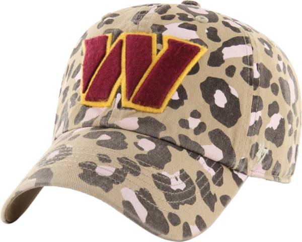 47 Women's Washington Commanders Bagheera Khaki Clean Up Adjustable Hat