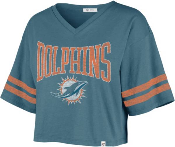 miami dolphins womens crop top