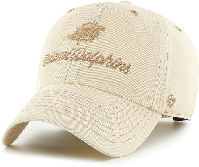 47 Women's Miami Dolphins Adore Clean Up Beige Adjustable Hat