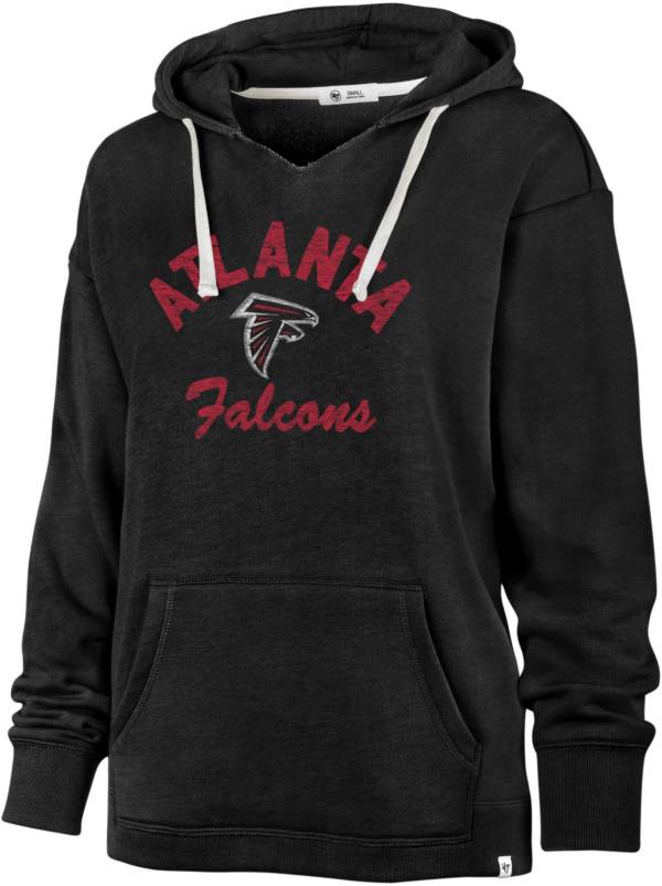 '47 Women's Atlanta Falcons Wrap Up Black Hoodie product image