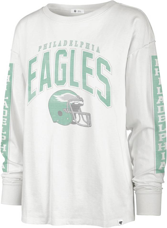 47 Women's Philadelphia Eagles Tomcat White Long Sleeve T-Shirt