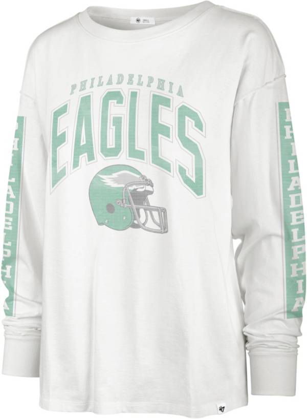 Philadelphia Eagles Short Sleeve Black T-Shirt Size Large 47 Brand