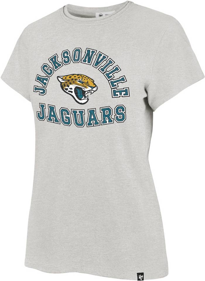 47 Women's Jacksonville Jaguars Frankie Legacy Grey T-Shirt