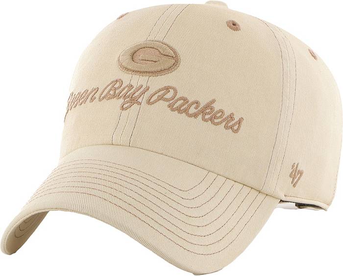47 Women's Green Bay Packers Haze Clean Up Beige Adjustable Hat