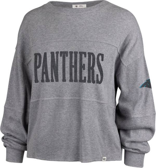 Carolina Panthers New Era Women's Tie-Dye Long Sleeve T-Shirt - Black