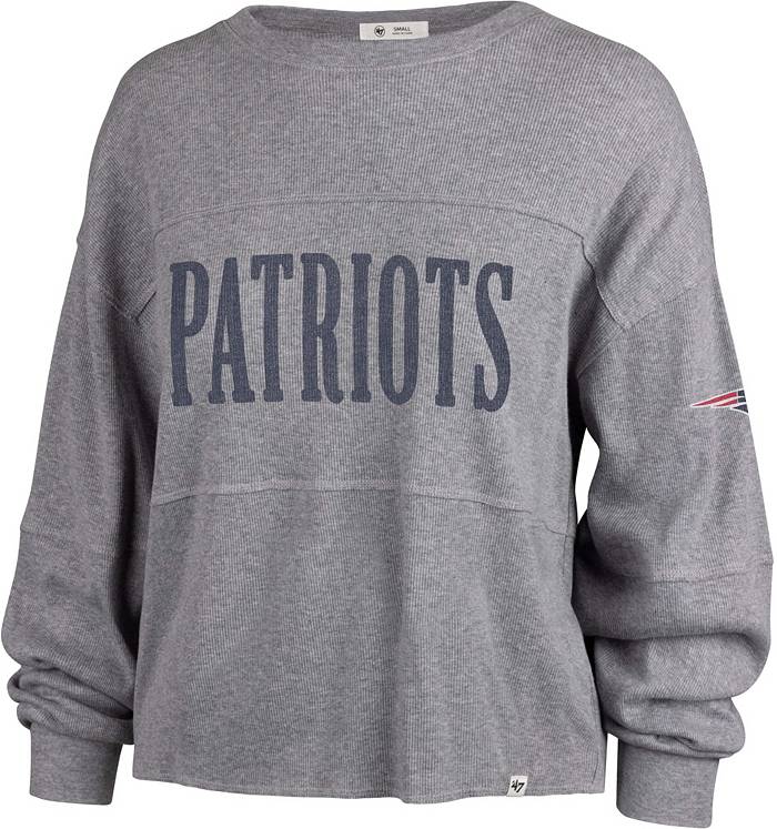 47 Women's New England Patriots Jada Grey Long Sleeve T-Shirt