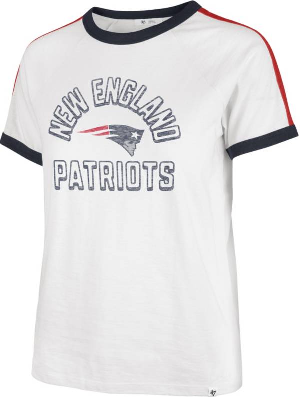 '47 Women's New England Patriots Sweet Heat Peyton White T-Shirt product image