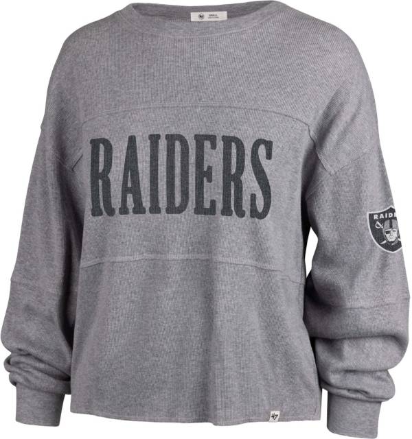 47 Women's Las Vegas Raiders Jada Grey Long Sleeve T-Shirt