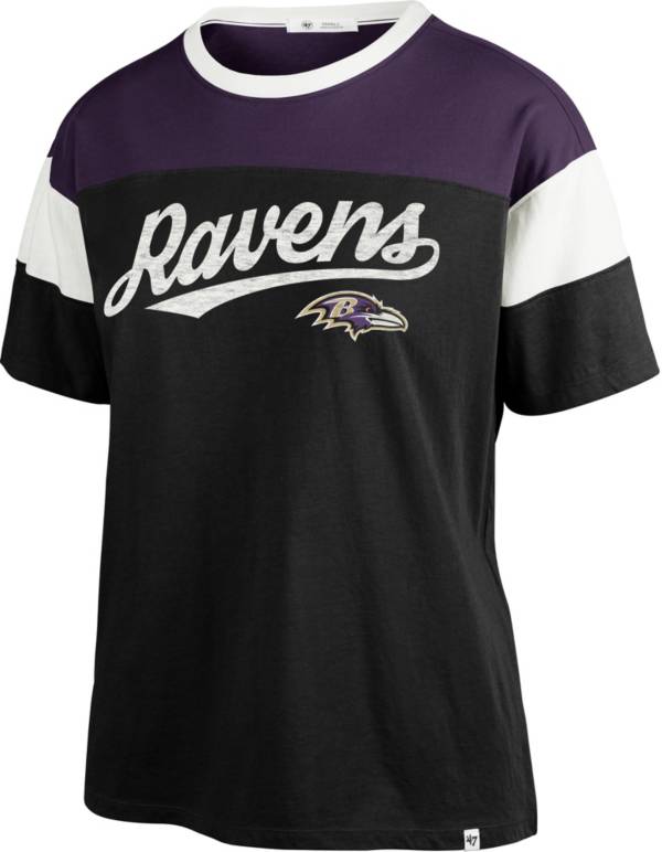 47 Women's Baltimore Ravens Breezy Black T-Shirt