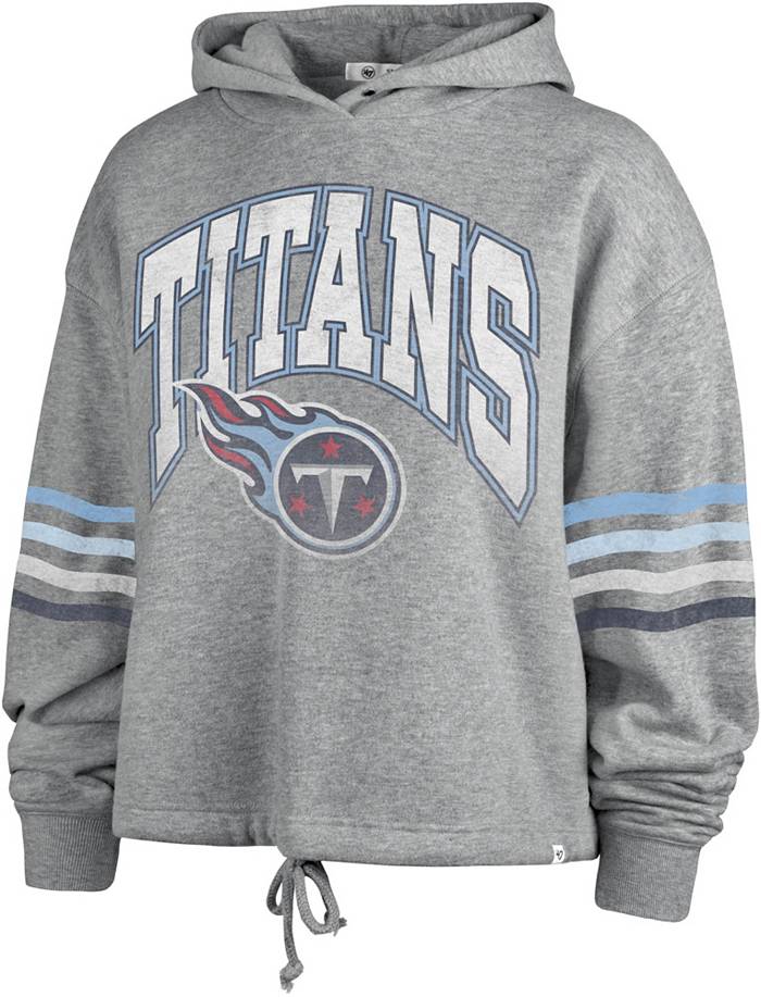 NFL Tennessee Titans Boys' Black/Gray Long Sleeve Hooded Sweatshirt - S