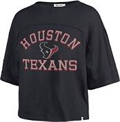 Nfl Houston Texans Girls' Short Sleeve Tie-dye Fashion Crop T