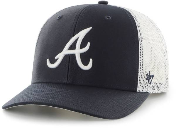 '47 Youth Atlanta Braves Navy Trucker Hat product image