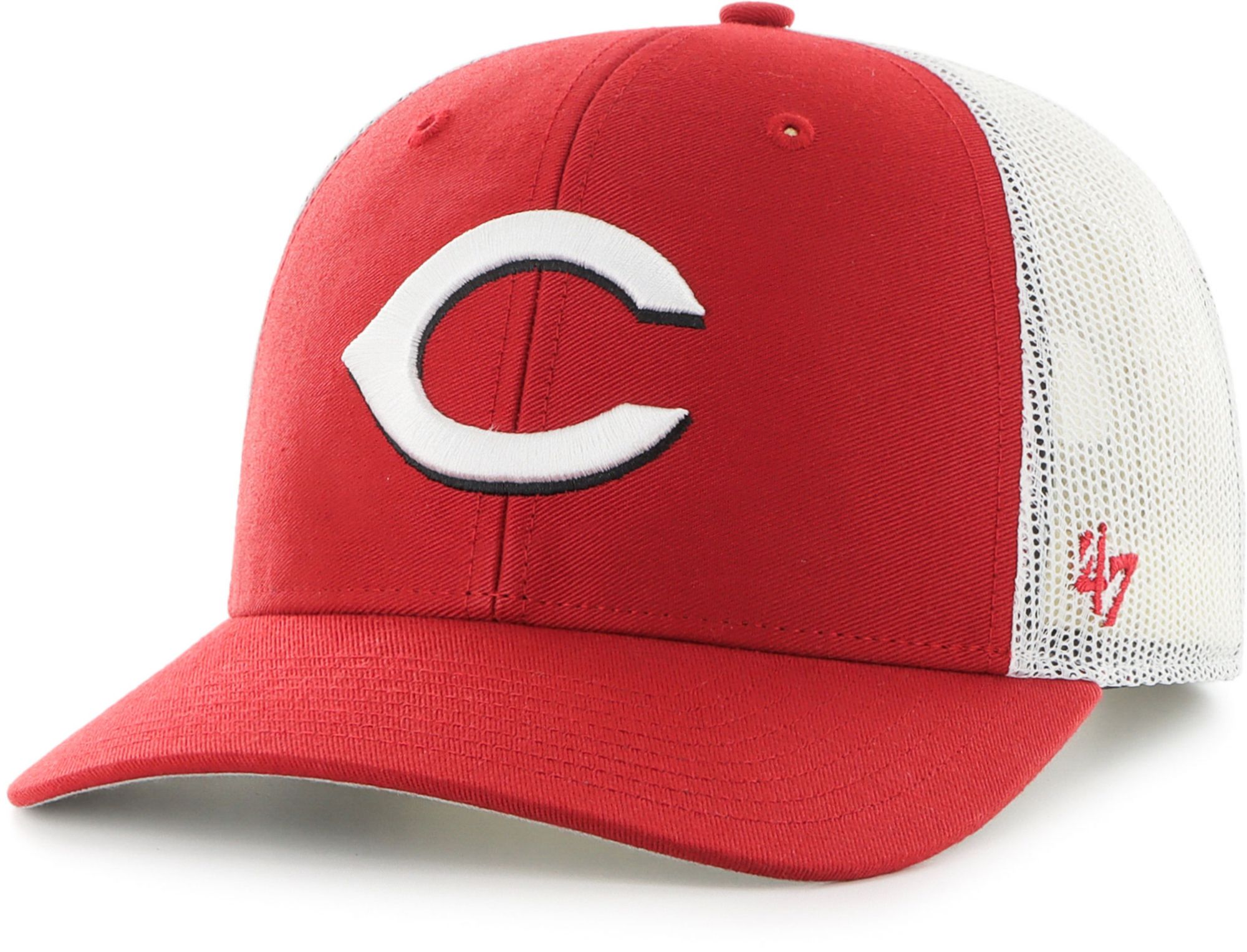 '47 Youth Cincinnati Reds Red Trucker Hat product image