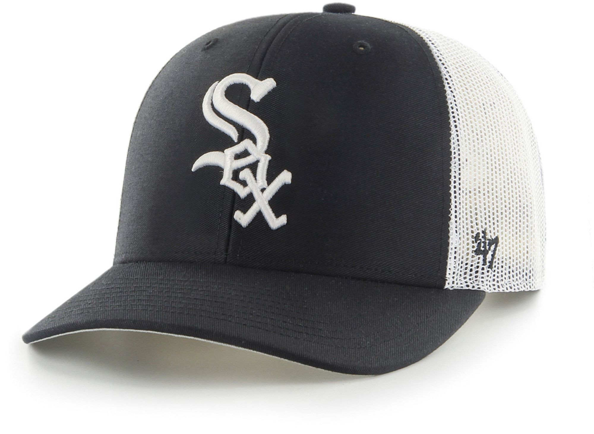 '47 Youth Chicago White Sox Black Trucker Hat product image