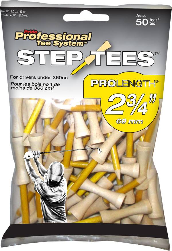 Pride Sports 2.75" Step Golf Tees – 50-Pack product image