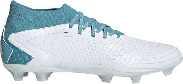 White and outlet blue adidas cleats