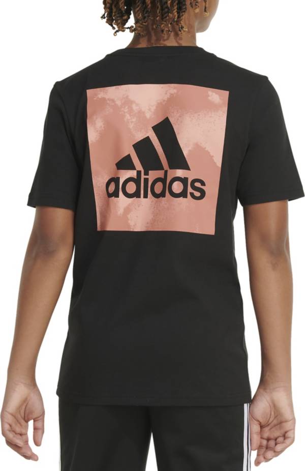 Black and rose shop gold adidas shirt